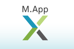 Hexagon M.App X logo