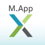 Hexagon M.App X logo